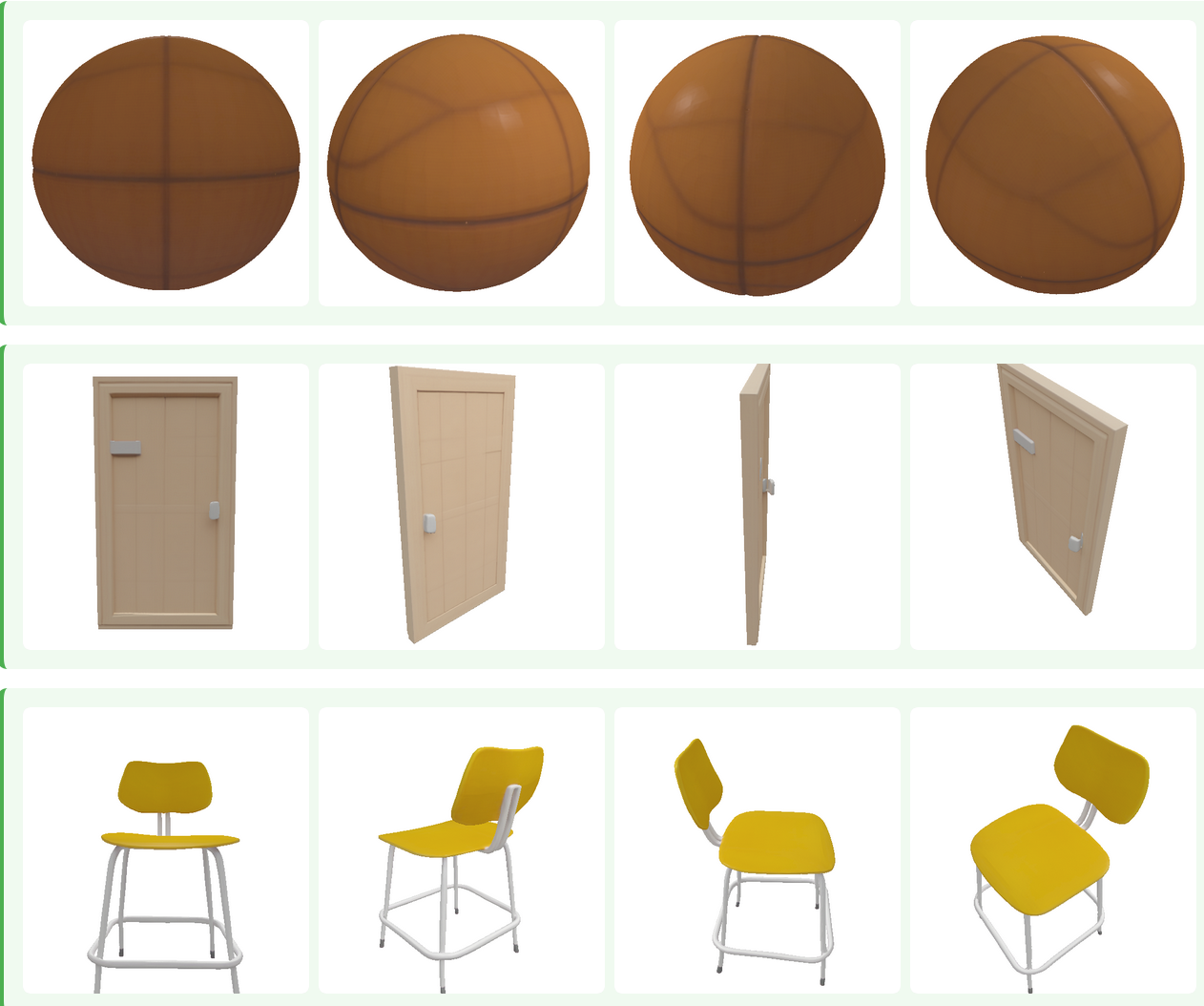 Reconstructed 3D assets from video